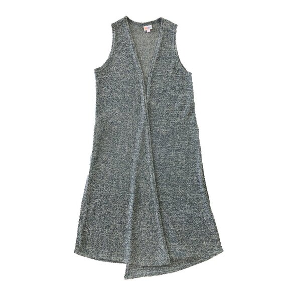 LulaRoe Womens S Navy Blue White Joy Duster Vest - Picture 1 of 7